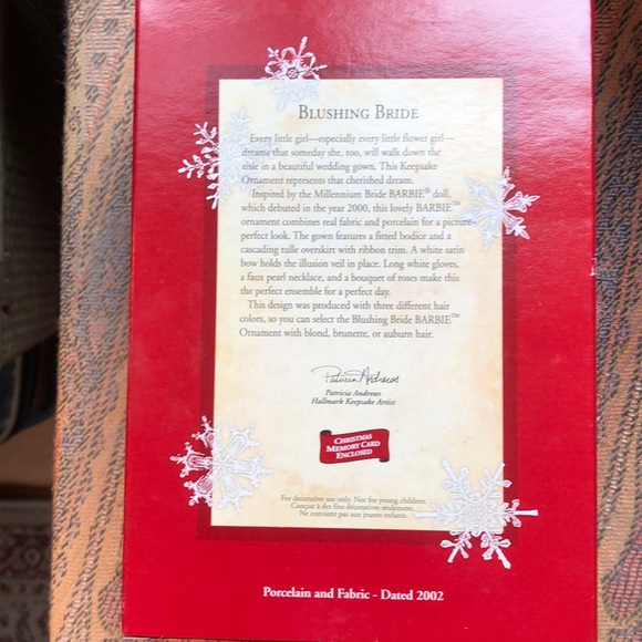 Blushing Blond Bride Barbie NIB - Picture 2 of 2